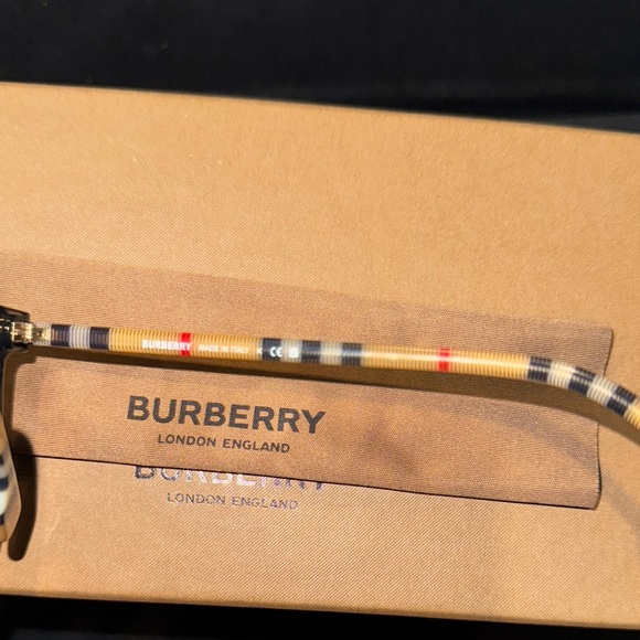 Burberry Gold and Black Sunglasses main image 3